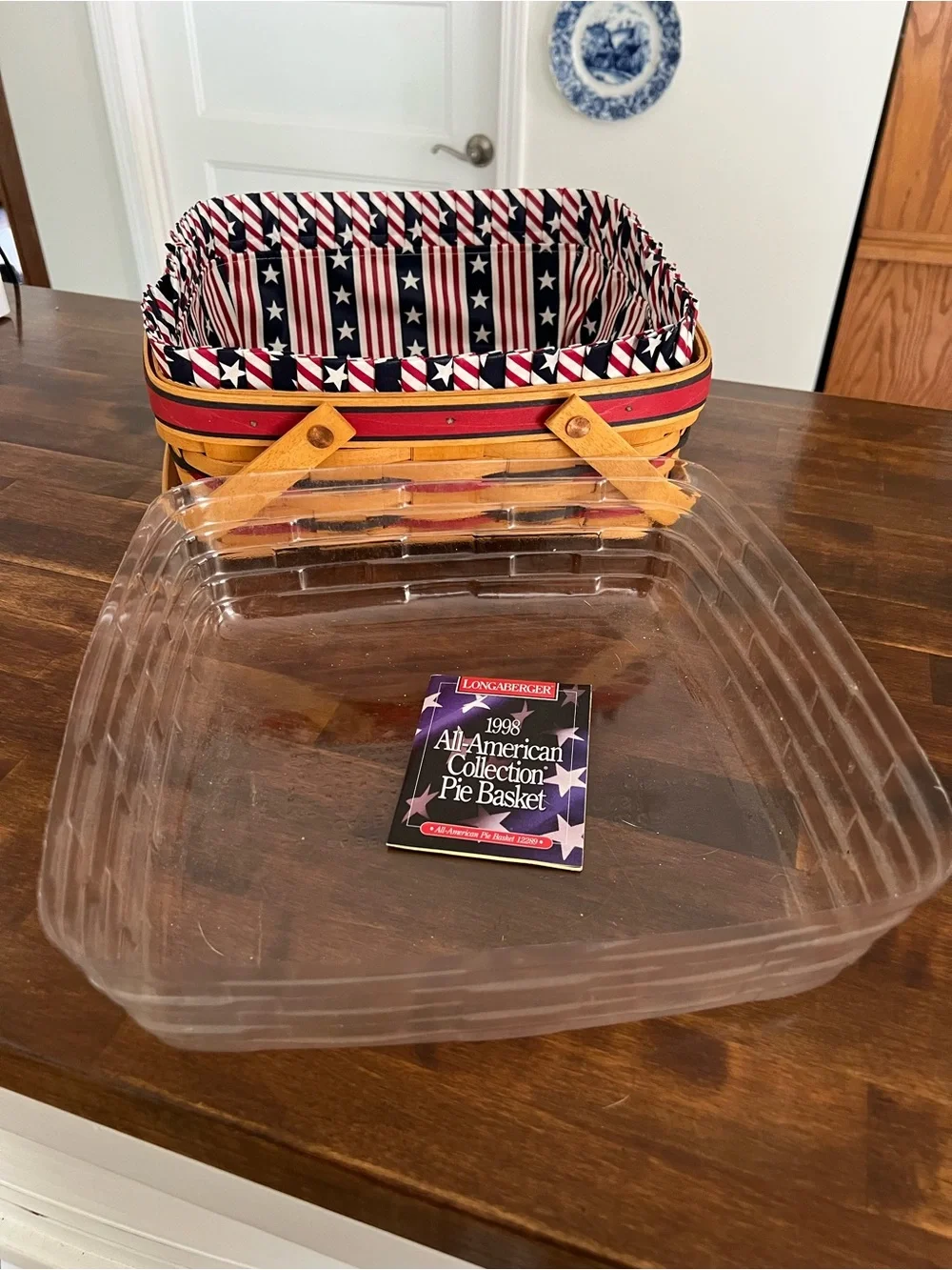Longaberger All American Pie Basket, 1998